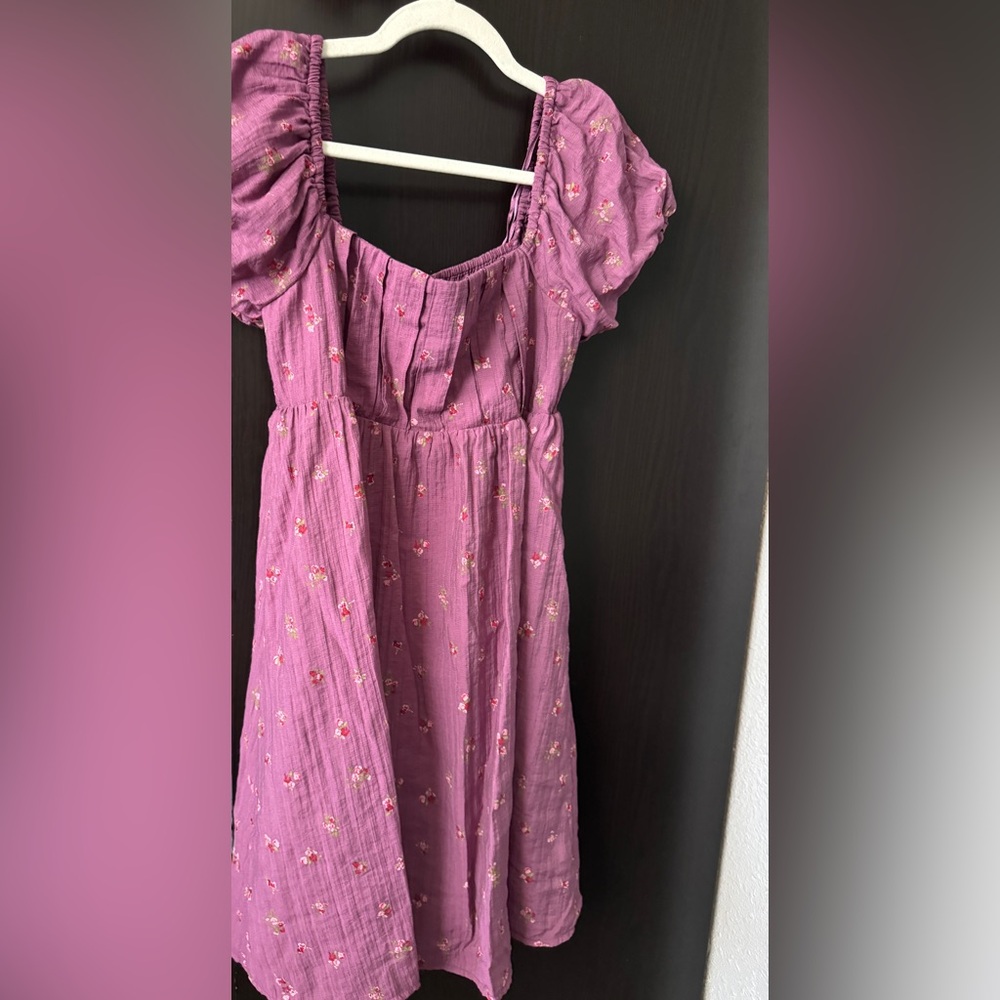 Aeropostale Purple Floral Dress